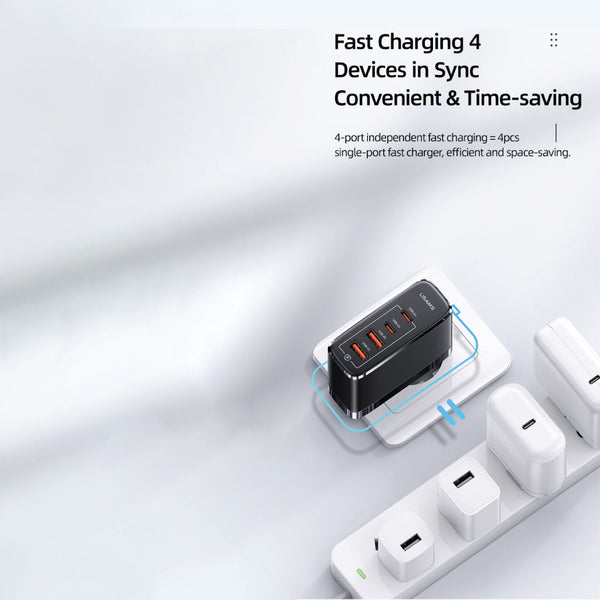 USAMS - US-CC145 T44 100W GaN Fast Charger - 14